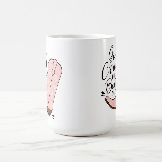 Geben Sie dem Krebs das Bewusstsein für den Brustk Kaffeetasse (Mittel)