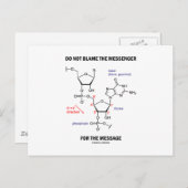 Geben Sie dem Messenger nicht die Schuld für die N Postkarte (Vorne/Hinten)