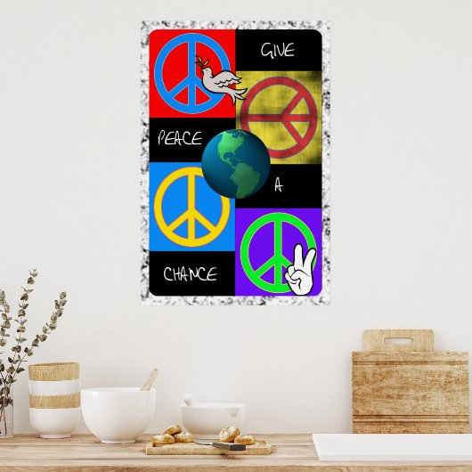 Geben Sie dem Pop eine Chance Poster (Küche)