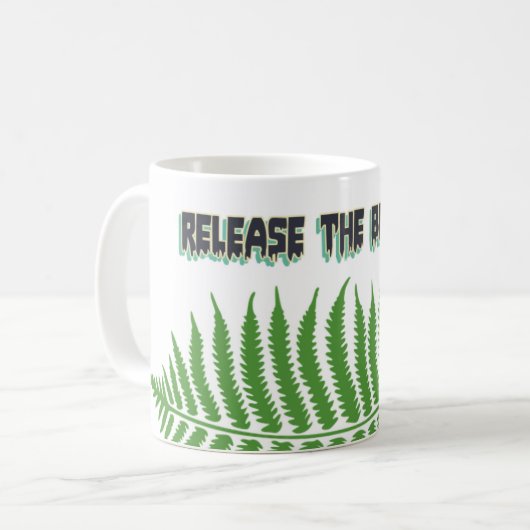 Geben Sie den Adlerfarn frei! Kaffeetasse (Vorderseite Links)