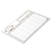 Geben Sie den leeren Kalender ein. Notizblock (angewinkelt)