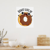 Geben Sie den lustigen Food Puff auf Poster (Küche)