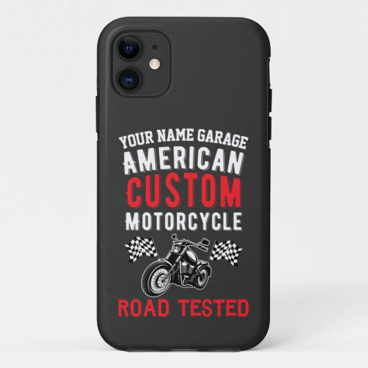 Geben Sie den Namen American Custom Motorcycle Roa Case-Mate iPhone Hülle (Rückseite)