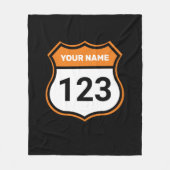 Geben Sie den Namen Ihrer Rufnummernanzeige ein Fleecedecke (Vorderseite)