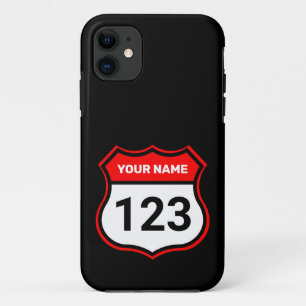 Geben Sie den Namen Ihrer Rufnummernanzeige rot ei Case-Mate iPhone Hülle