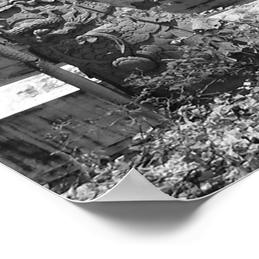 Geben Sie den Tempel ein Poster (Ecke)