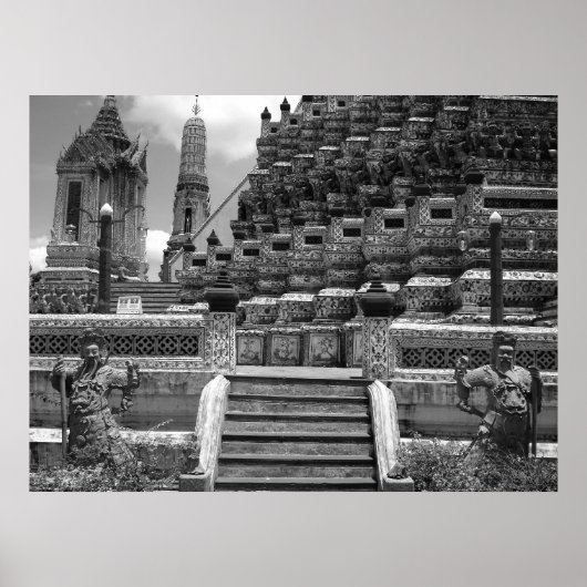 Geben Sie den Tempel ein Poster (Vorne)