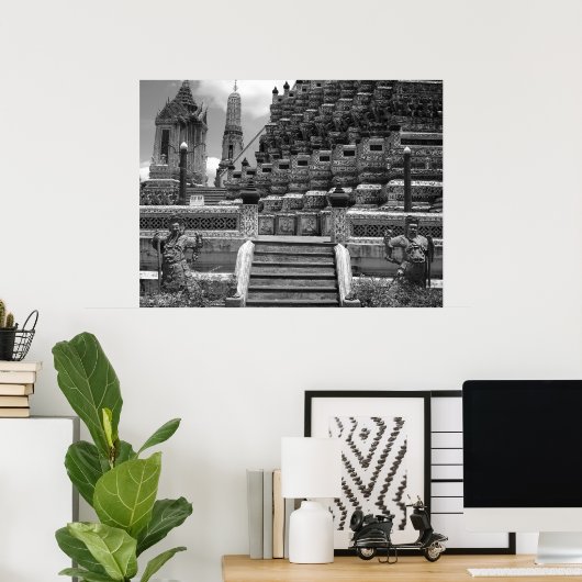 Geben Sie den Tempel ein Poster (Heimbüro)