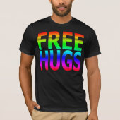 GEBEN Sie der Regenbogen-T - Shirt UMARMUNGEN (Vorderseite)