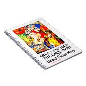 Geben Sie der Welt das Einmalige Notizblock (Rechte Seite)