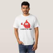 Geben Sie Diabetes den Finger T-Shirt (Vorne ganz)