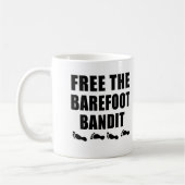 Geben Sie die barfüßigbandit-T-Shirts frei Kaffeetasse (Links)