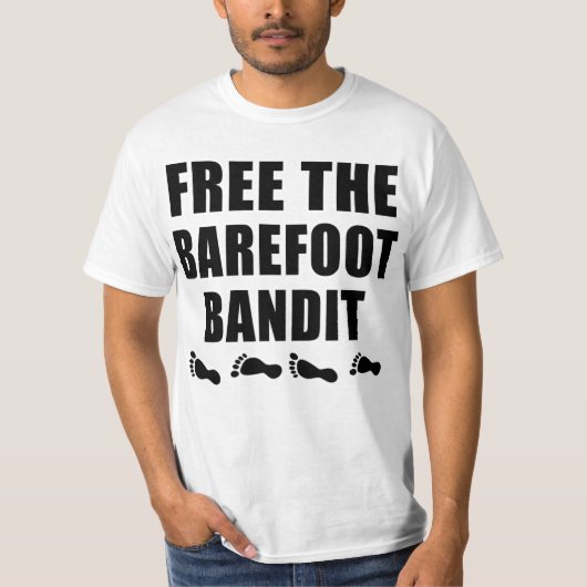 Geben Sie die barfüßigbandit-T-Shirts frei T-Shirt (Vorderseite)