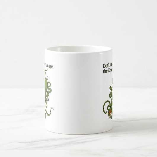 Geben Sie die Kraken lustige Tasse frei (Mittel)