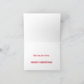 GEBEN SIE DIE LIEBE HERR UND HERR CHRISTMAS CARD KARTE (Innenseite)