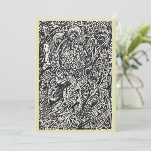 Geben Sie die Microdot Man-Flachkarte ein. (Stehend Vorderseite)