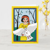 Geben Sie die On_B_Greeting-Karte Karte (Gelbe Blume)