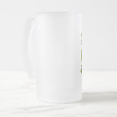 Geben Sie die Reserve-Hühnerflügel frei Mattglas Bierglas (Vorderseite Links)