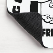 Geben Sie die Schmerz Meds-Machen einen Freund für Mousepad (Ecke)