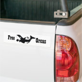 Geben Sie die Schwertwale frei Autoaufkleber (On Truck)