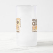 GEBEN Sie DIESEM MÄDCHEN EINEN BIER-Entwurf vom Mattglas Bierglas (Mittel)