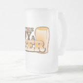 GEBEN SIE DIESEM TYP EIN BIER MATTGLAS BIERGLAS (VorderseiteRechts)