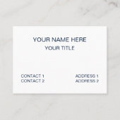 Geben Sie ein Dim Sum Restaurant Visitenkarte (Rückseite)