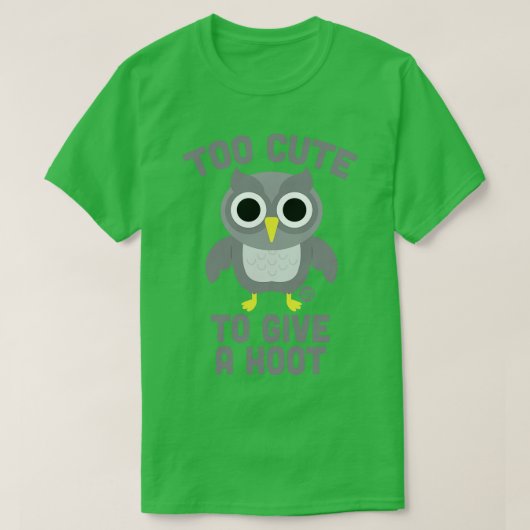 GEBEN SIE EIN HOOT T-Shirt (Design vorne)