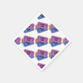 Geben Sie ein Movie Ticket Muster Napkins ein Serviette (Ecke)