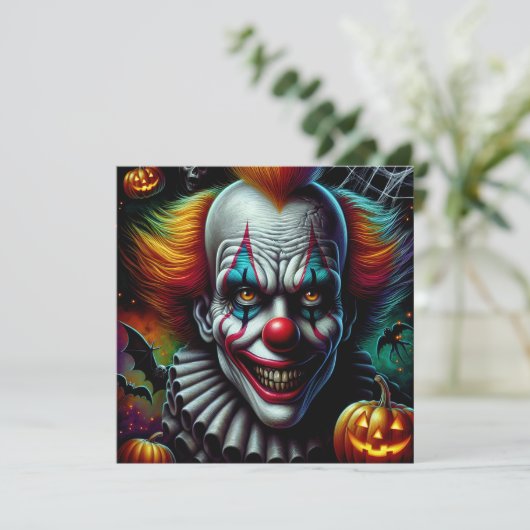 Geben Sie ein, wenn Sie es wagen | Beängstigendes  Einladung (Stehend Vorderseite)