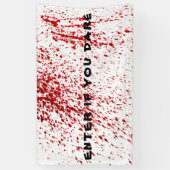 Geben Sie ein, wenn Sie es wagen, Dekorationsbanne Banner (Vertikal)