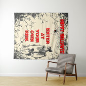 Geben Sie ein, wenn Sie es wagen: Ein ängstlicher  Wandteppich (Beispiel (Horizontal))