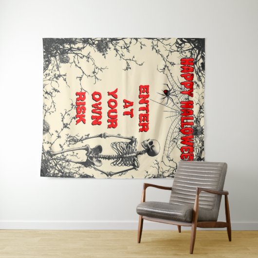 Geben Sie ein, wenn Sie es wagen: Ein ängstlicher Wandteppich (Beispiel (Horizontal))