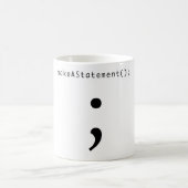 Geben Sie eine Erklärung ab Kaffeetasse (Mittel)