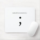 Geben Sie eine Erklärung ab Mousepad (Mit Mouse)