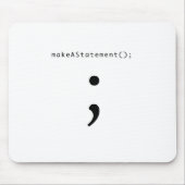 Geben Sie eine Erklärung ab Mousepad (Vorne)