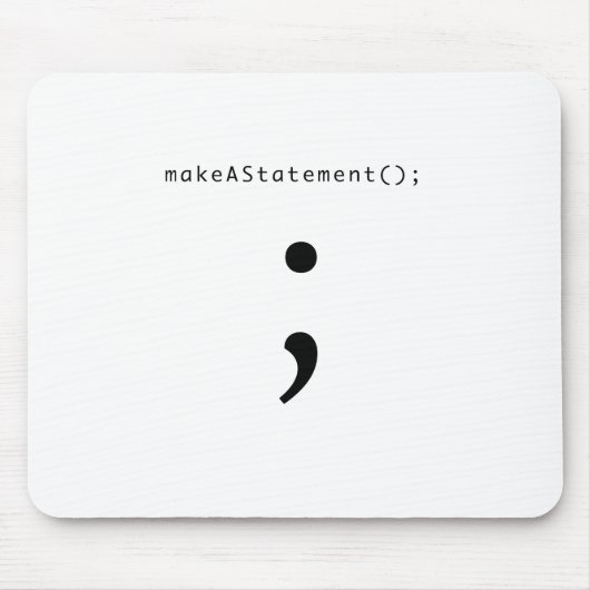 Geben Sie eine Erklärung ab Mousepad (Vorne)