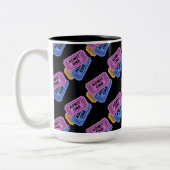 Geben Sie eine Filmnacht ein Zweifarbige Tasse (Links)