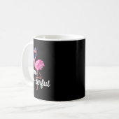 Geben Sie eine Niedliche Flamingo Typ 1 Diabetes-A Kaffeetasse (Vorderseite Links)