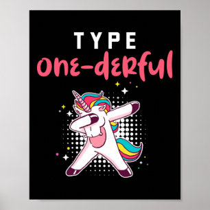 Geben Sie eine oneful Diabetes Awareness Diabetic Poster