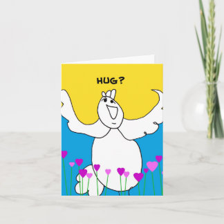 Geben Sie eine Umarmung Notecard Karte