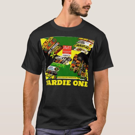 GEBEN SIE EINEN. Basic Dunkles T-Shirt (Vorderseite)