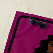 Geben Sie einen Namen Majorette/Dancer Beach Totuc Strandtuch (Beispiel)