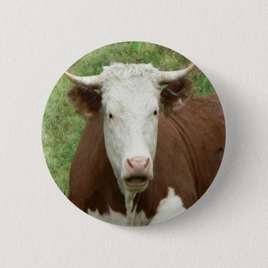 Geben Sie 'Em der Vogel für Erntedank Button (Vorderseite)