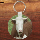 Geben Sie 'Em der Vogel für Erntedank Schlüsselanhänger (Vorderseite)