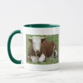 Geben Sie 'Em der Vogel für Erntedank Tasse (Links)