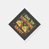 Geben Sie "Em Etwas zu Taco über Cinco De Mayo Serviette (Ecke)