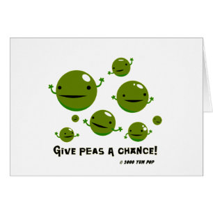 Geben Sie Erbsen eine Möglichkeit
