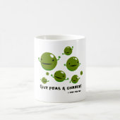 Geben Sie Erbsen eine Möglichkeit Kaffeetasse (Mittel)