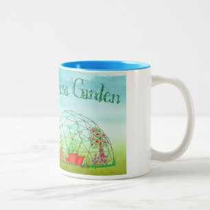 Geben Sie Erbsen eine Möglichkeit! Zweifarbige Tasse